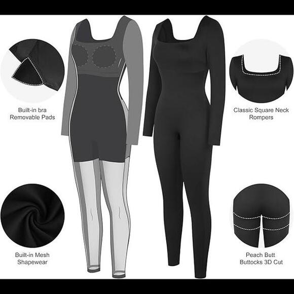 NWT *Popilush* Long Sleeve Jumpsuit, Size XXL - Picture 4 of 4